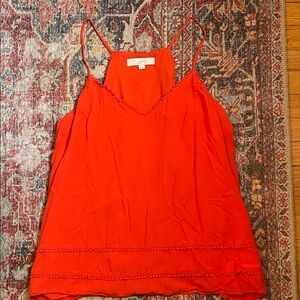 LOFT Bright Red Camisole Top